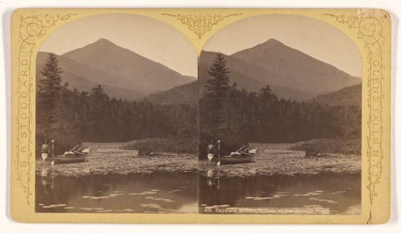 Haystack Mountain, from Upper Ausable Pond.
