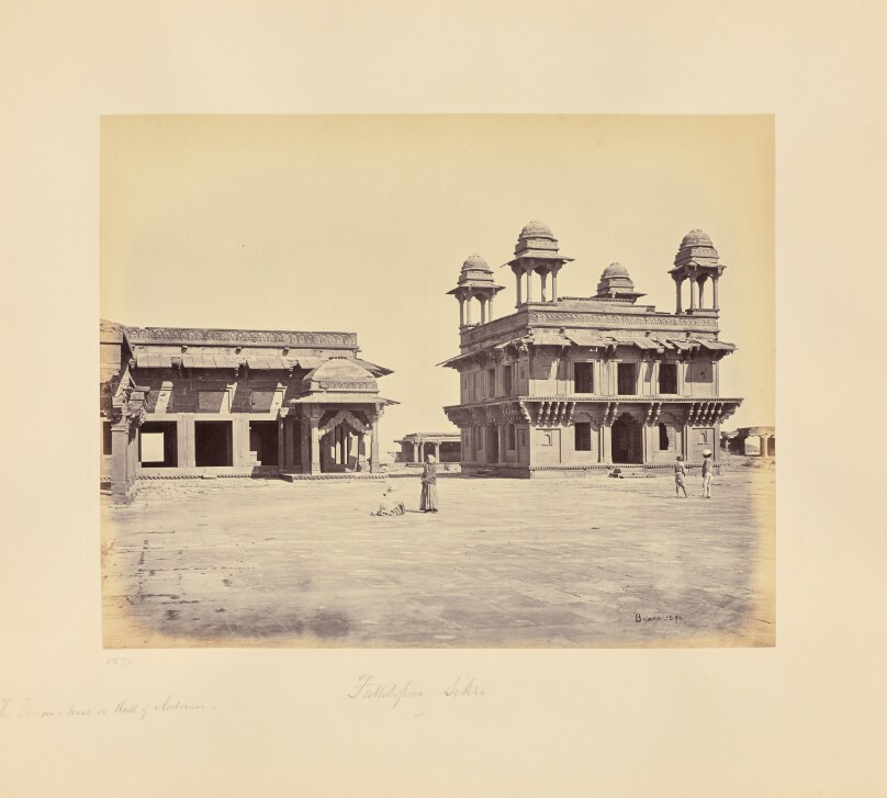 Futtypore Sikri; The Diwan-i-Kass, or Hall of Audience