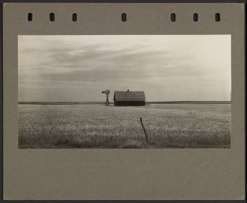 Abandoned Farm in Mechanized Wheat Fields, Oklahoma