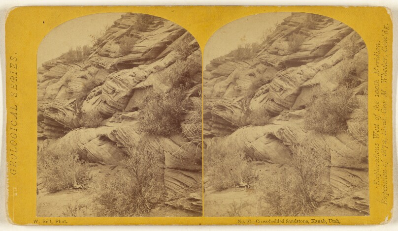 Cross-bedded Sandstone, Kanab, Utah.