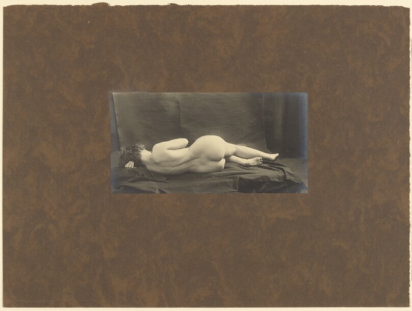 [Reclining female nude]