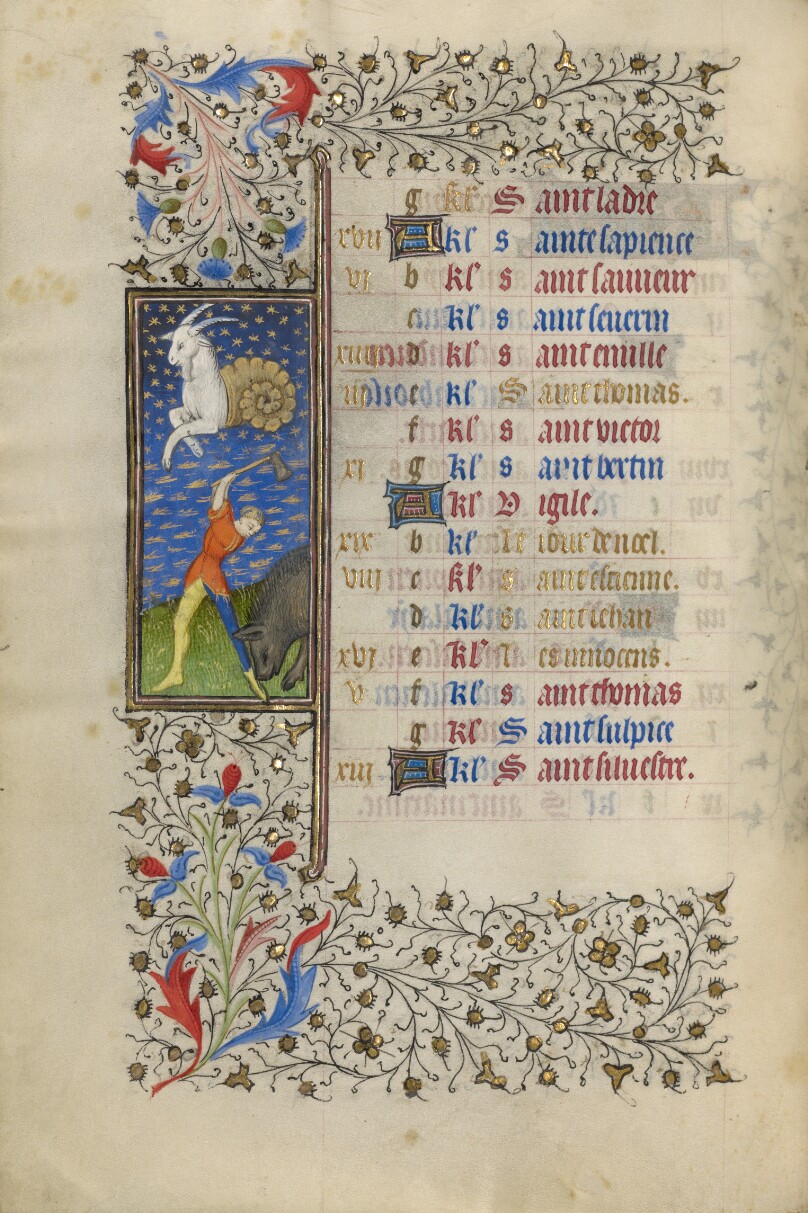 A Man Slaughtering a Wild Boar