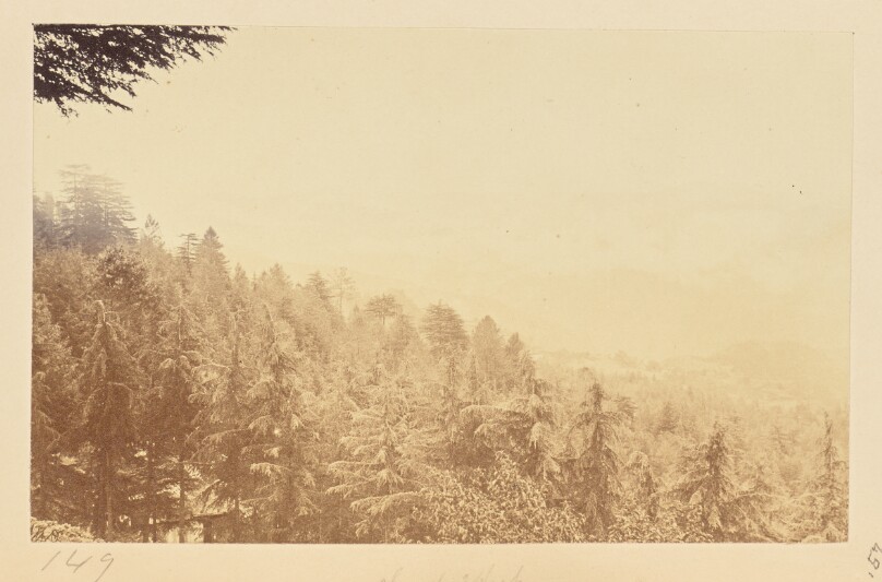 Simla; Cloud Effect on Hills
