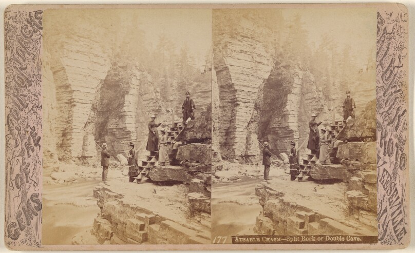 Ausable Chasm - Spilt Rock or Double Cave.
