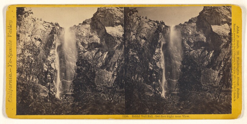 Bridal Veil Fall, (940 feet high) near View.