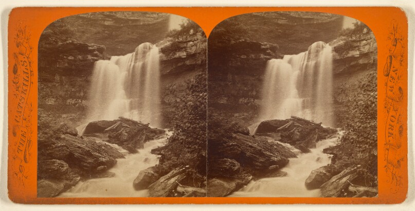 The Lower Fall, (Cauterskill Falls.) [Catskill Mountain Scenery.]