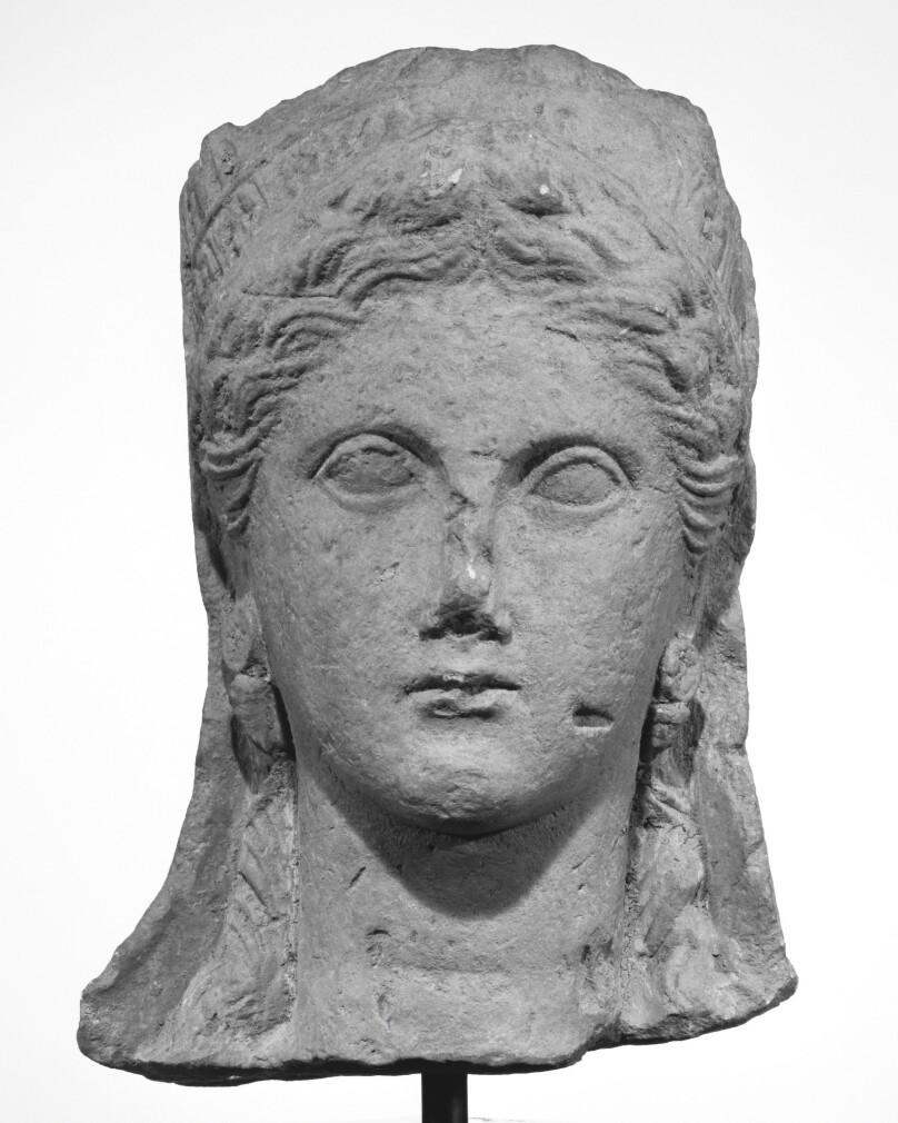 Head from a Statue of a Woman