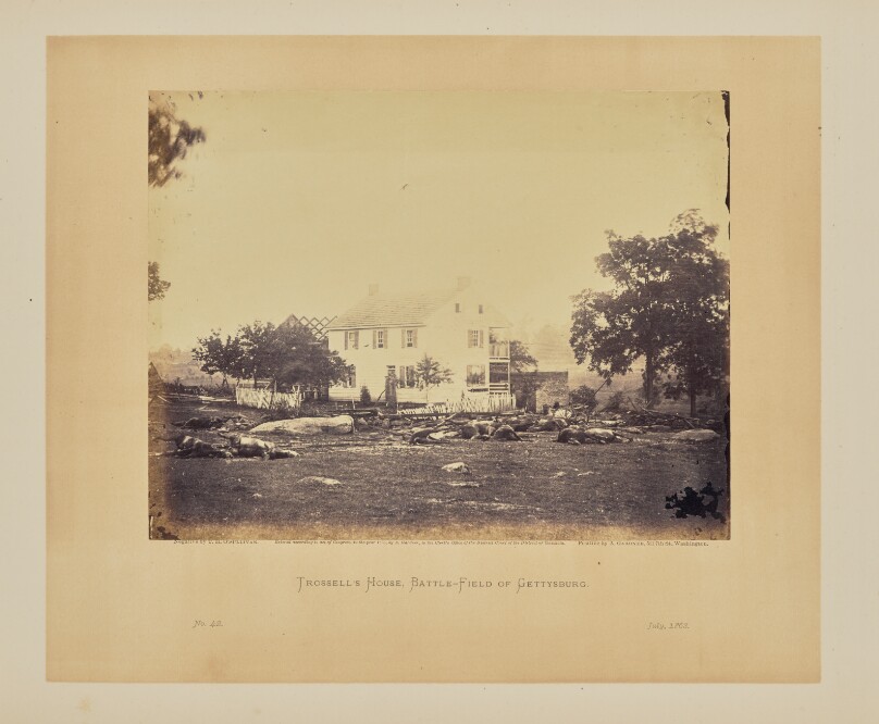 Trossell's House, Battle-Field of Gettysburg
