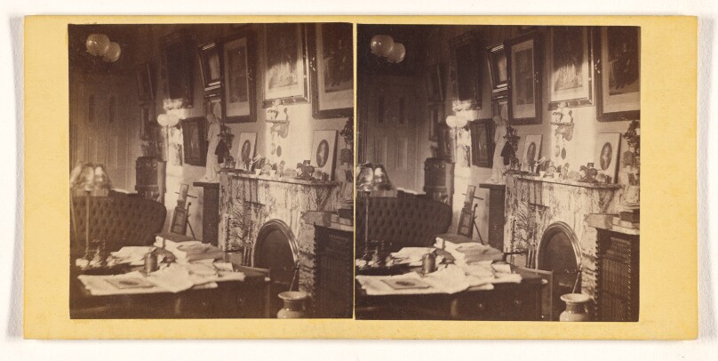 [Interior of Library of F.J. Dreer, Esq., Philadelphia, Pennsylvania]