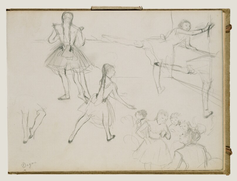 Ballet Dancers Rehearsing