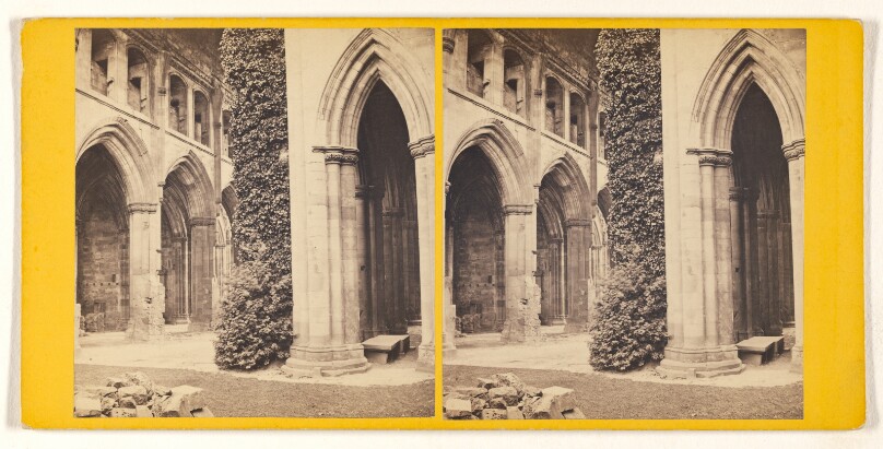 Melrose Abbey - Nave and North Aisle.