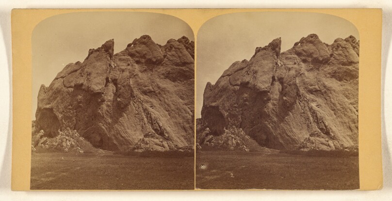 Garden of the Gods. Jupiter Rock, 317 feet high.