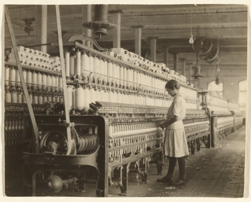 [Fourteen year old spinner, Brazos Valley Cotton Mill, West Texas]