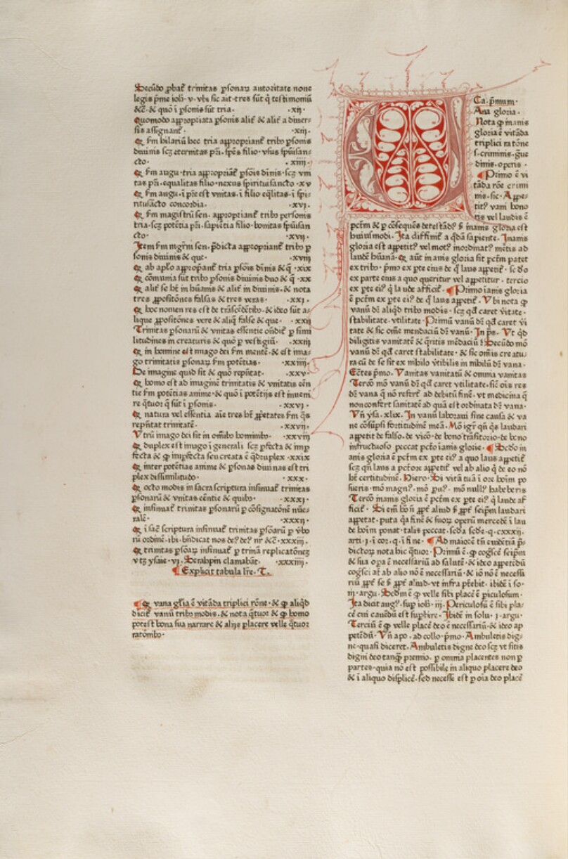 Decorated Initial V