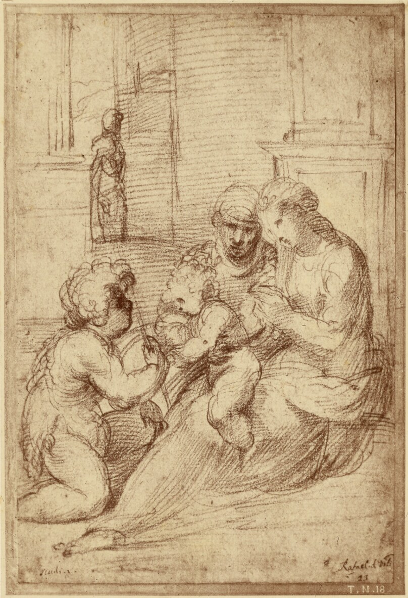 [Reproduction of a drawing by Raphaël]
