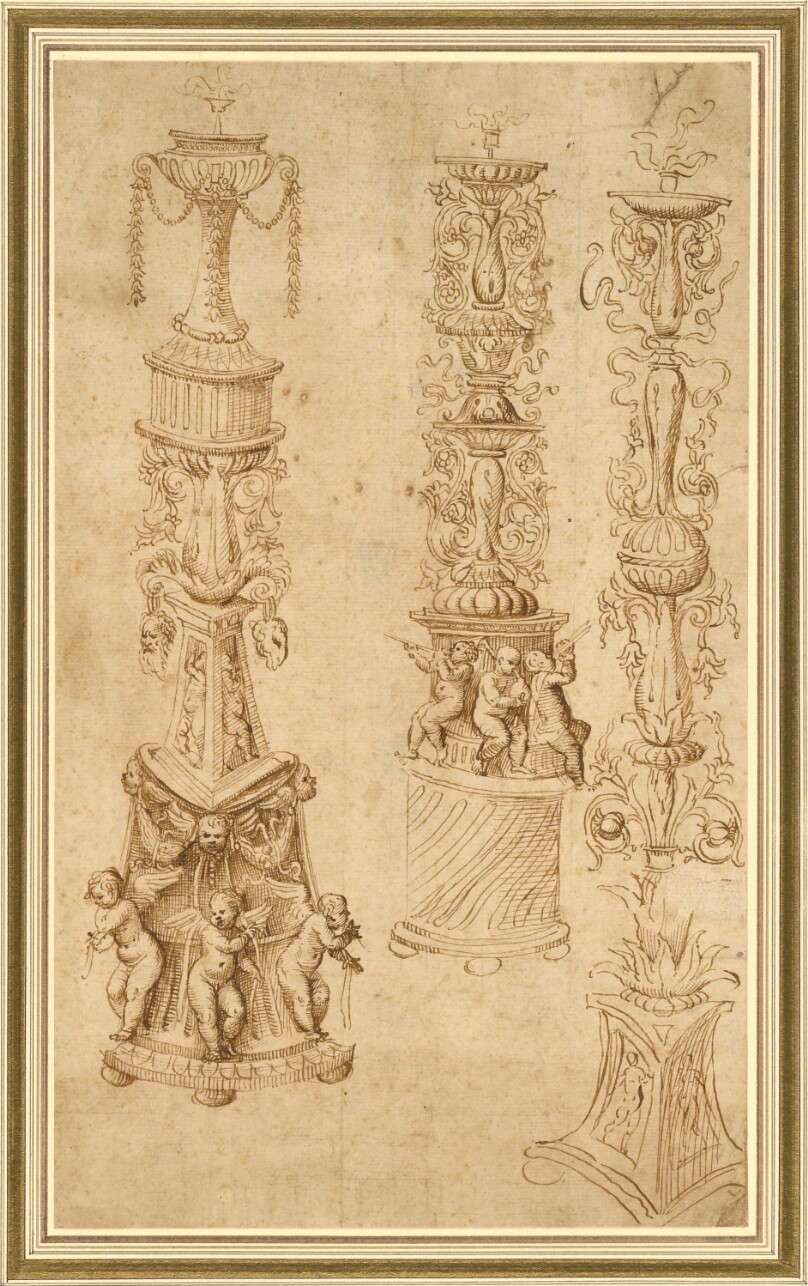 Studies of Three Candlesticks