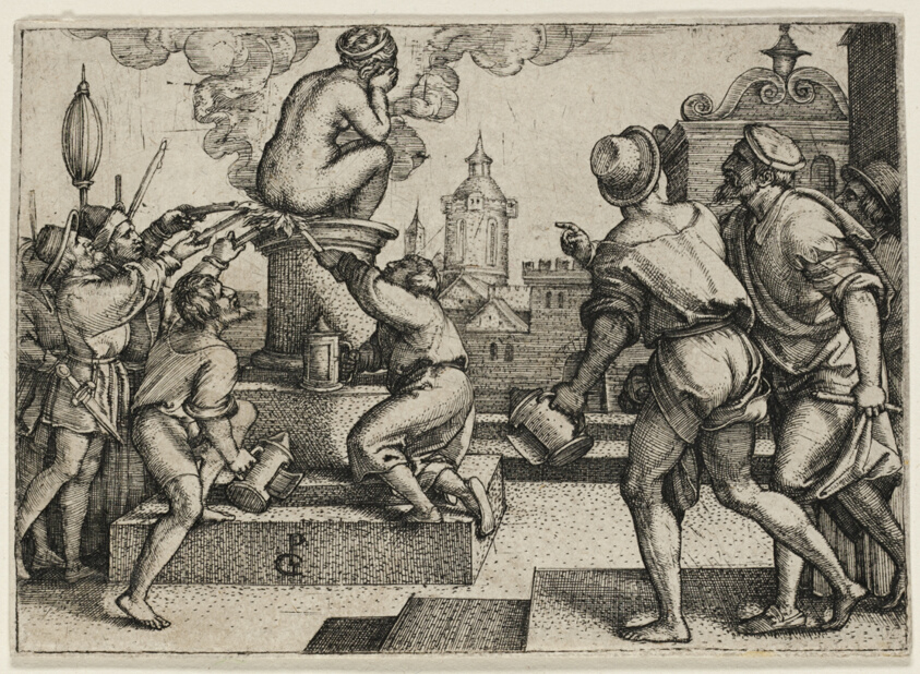 The Courtesan Punished, from The Story of the Magician Virgil