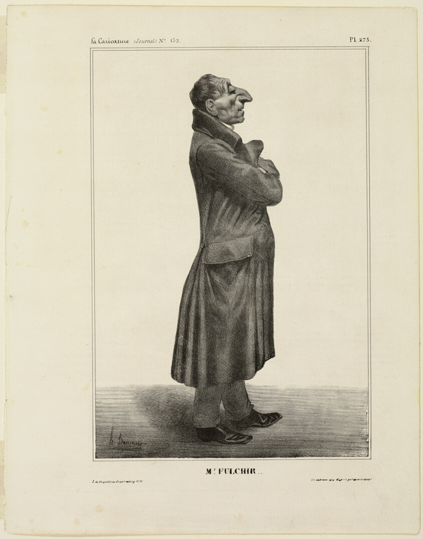 Mr. Fulchir.., plate 273 from Célébrités de la Caricature