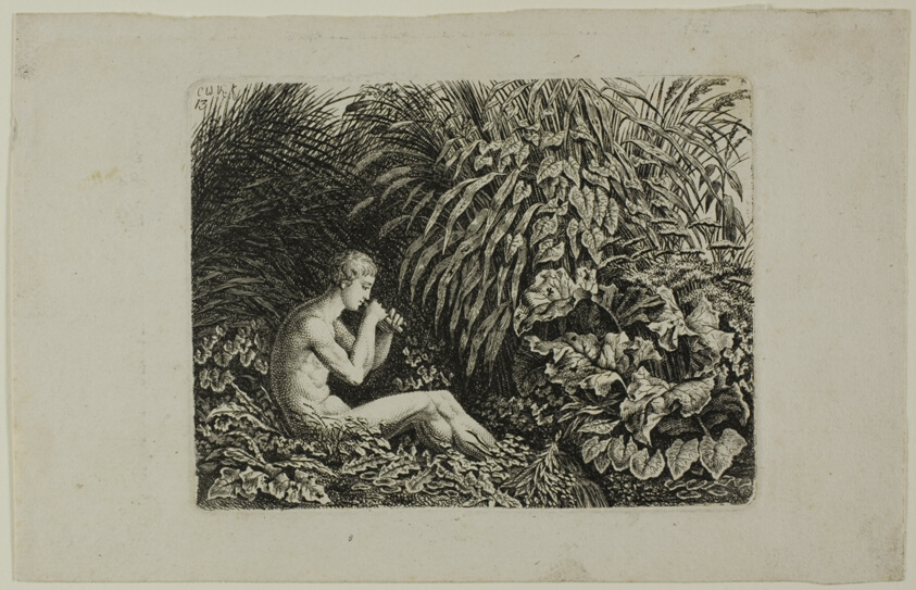 Youth Playing Pipes of Pan