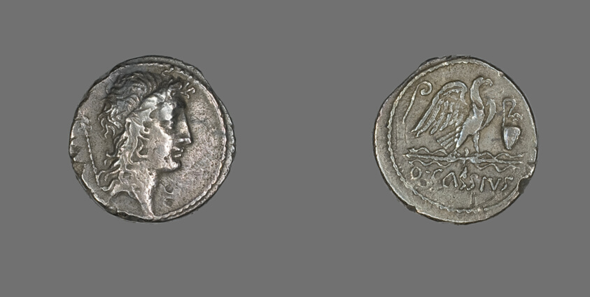 Denarius (Coin) Depicting the Genius Populi Romani
