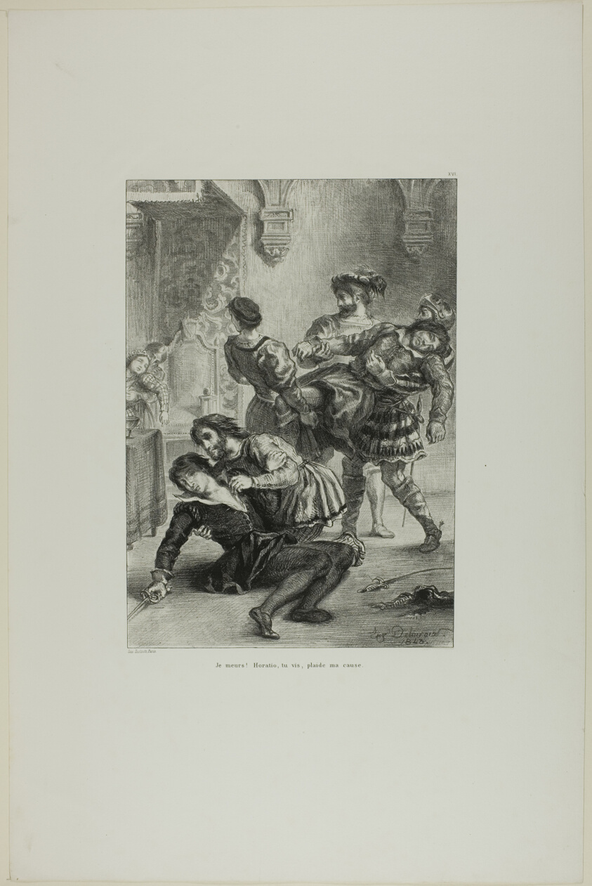 Hamlet's Death, plate 16 from Hamlet