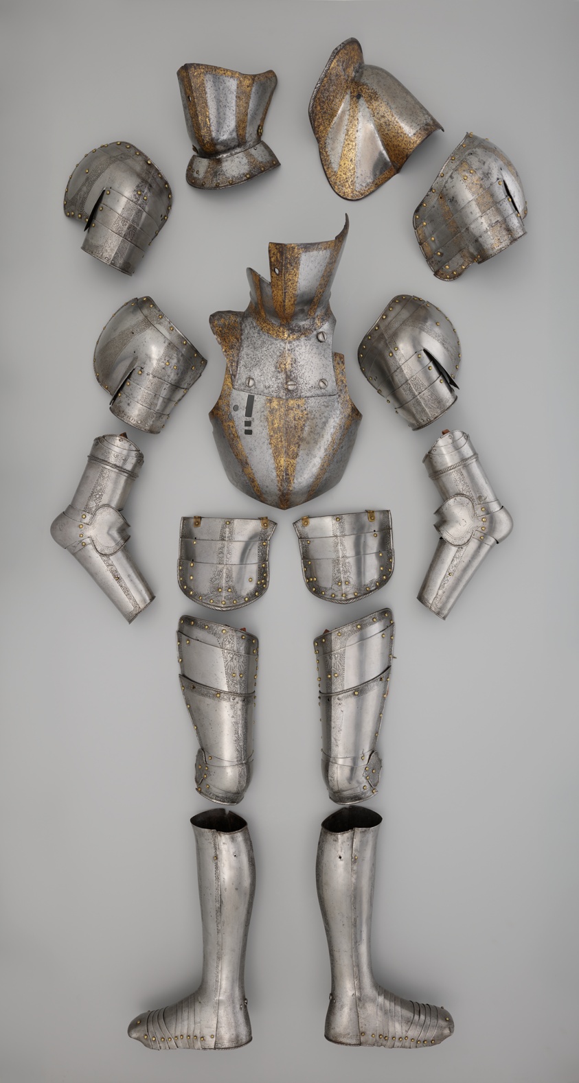 Elements of an Armor Garniture for the Field, Joust, and Tourney of a Radziwill Prince of Poland and Lithuania