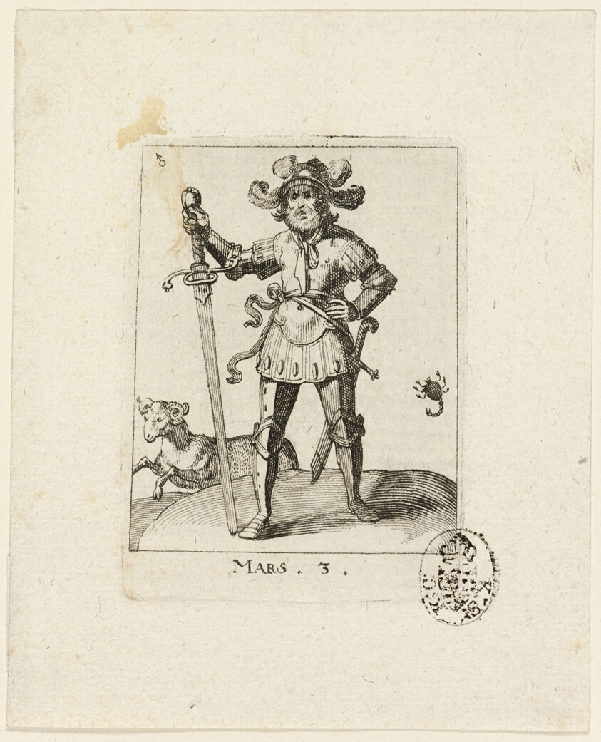 Mars, plate three from Der VII Planeten