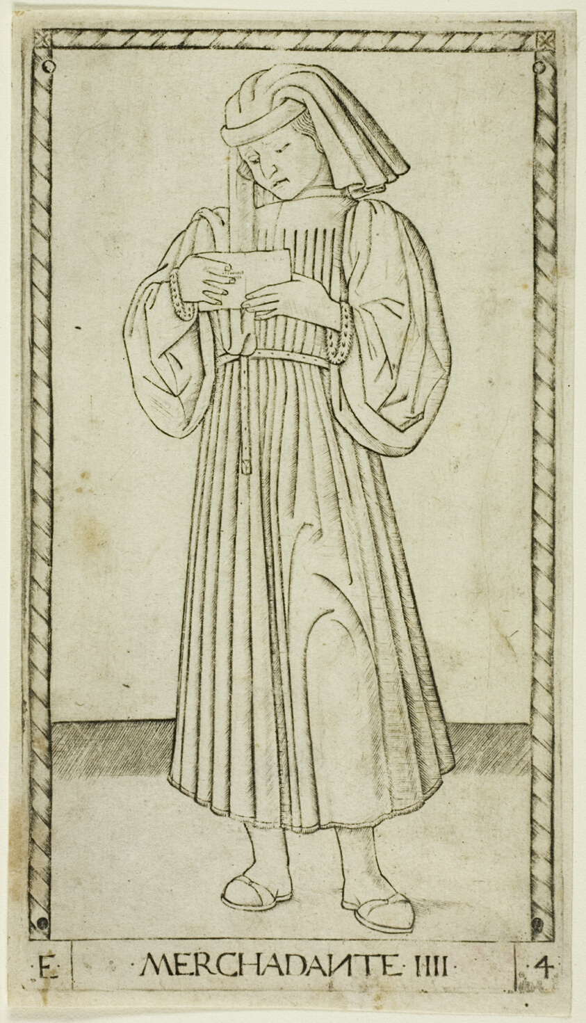 The Merchant, plate four from The Ranks and Conditions of Men