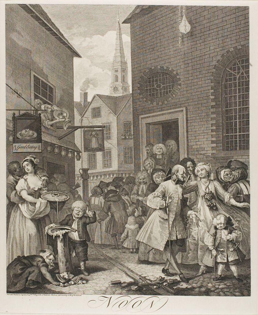 Noon, plate two from The Four Times of the Day