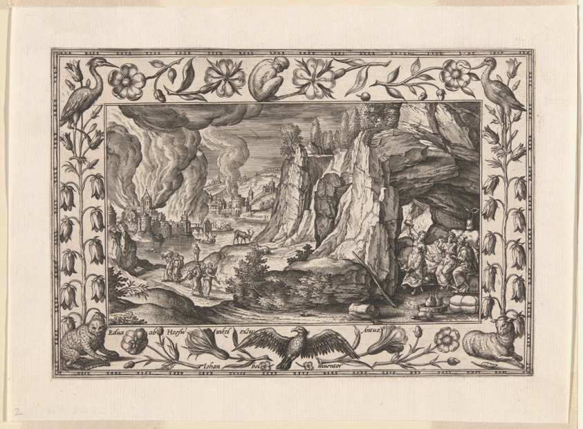 Lot and His Daughters, from Landscapes with Old and New Testament Scenes and Hunting Scenes
