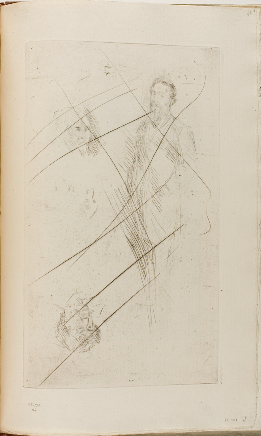 Portrait Sketches including F.R. Leyland and Whistler