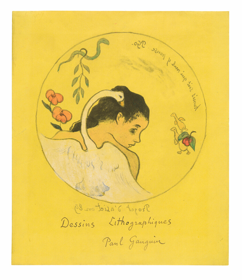 Projet d’assiette (Leda) (Design for a Plate [Leda]), frontispiece from the Volpini Suite