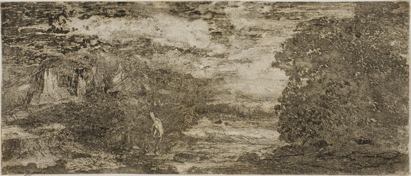 Horseman Under a Stormy Sky