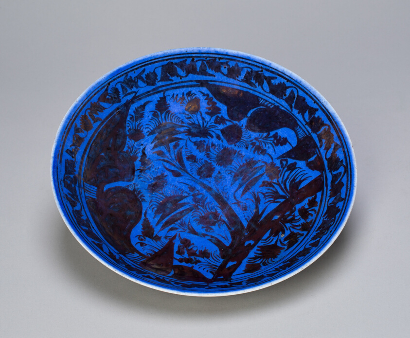 Dish with a Landscape Scene