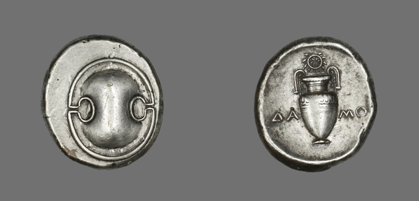 Stater (Coin) Depicting a Shield