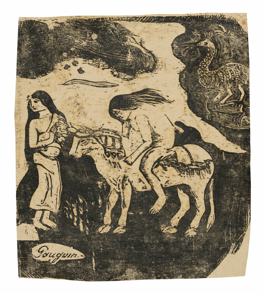 The Rape of Europa, from the Suite of Late Wood-Block Prints
