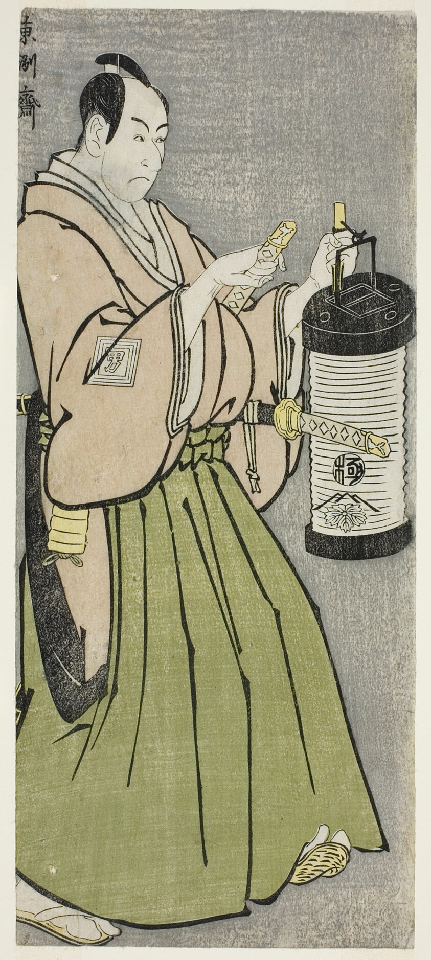 The Actor Ichikawa Omezo I as Tomita Hyotaro (Shodai Ichikawa Omezo no Tomita Hyotaro)