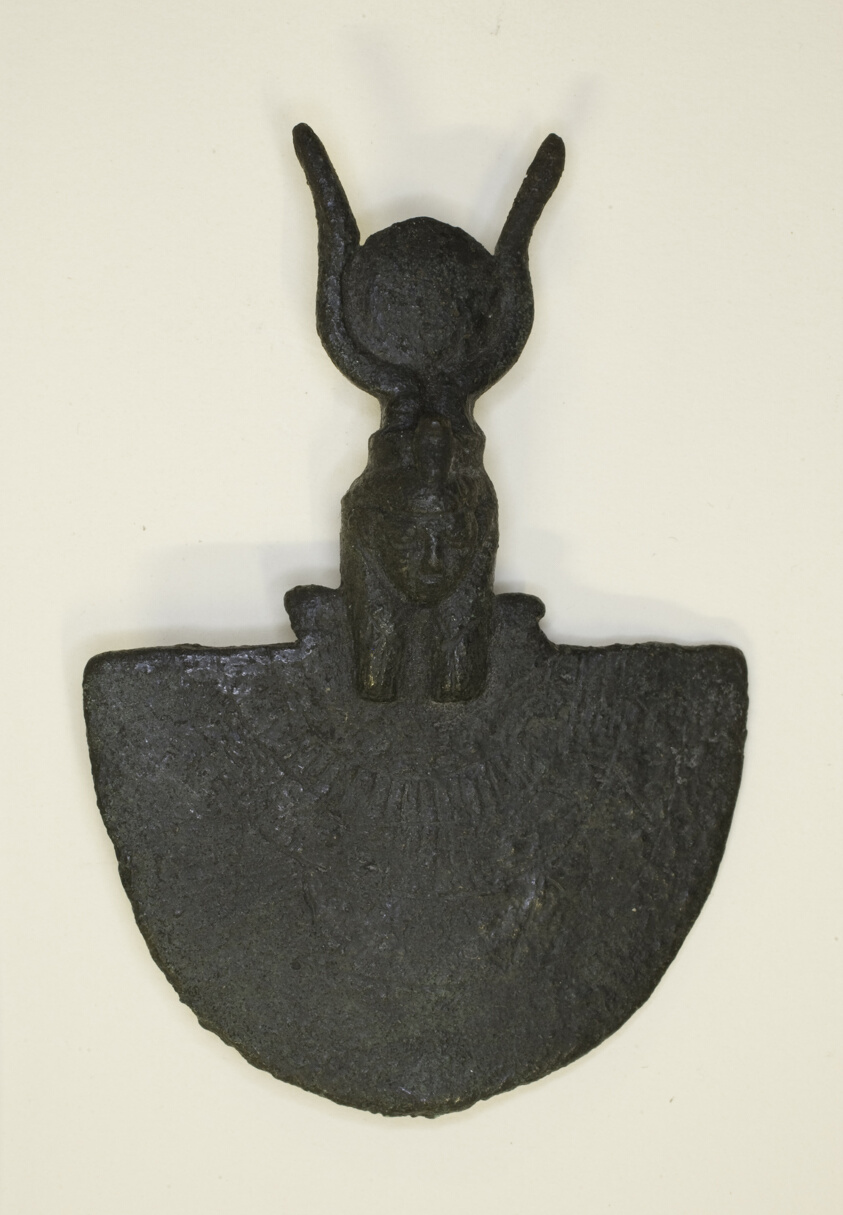 Amulet of an Aegis with the Head of Hathor
