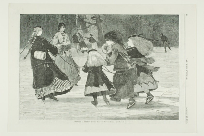 "Winter"—A Skating Scene