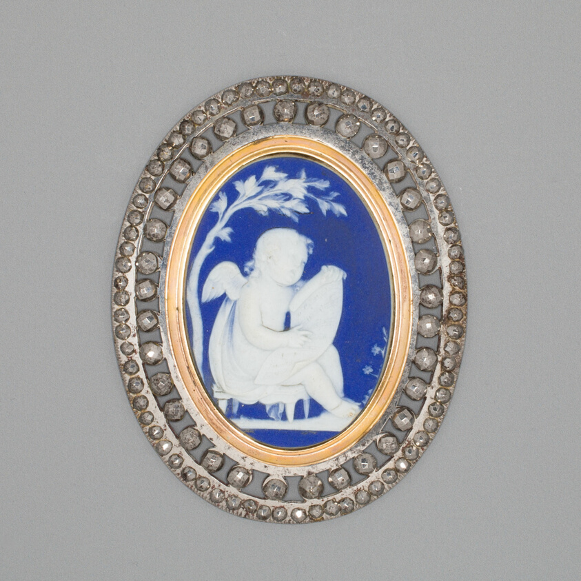 Medallion with Cupid Singing