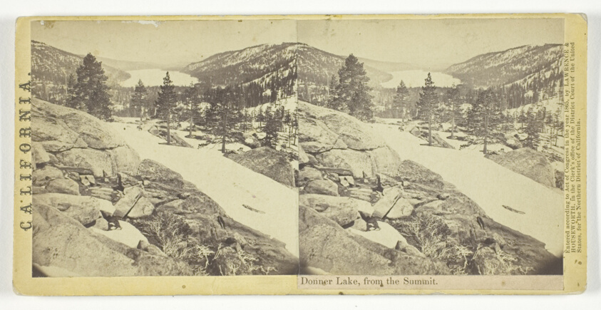 Donner Lake, from the Summit, from the series "California"