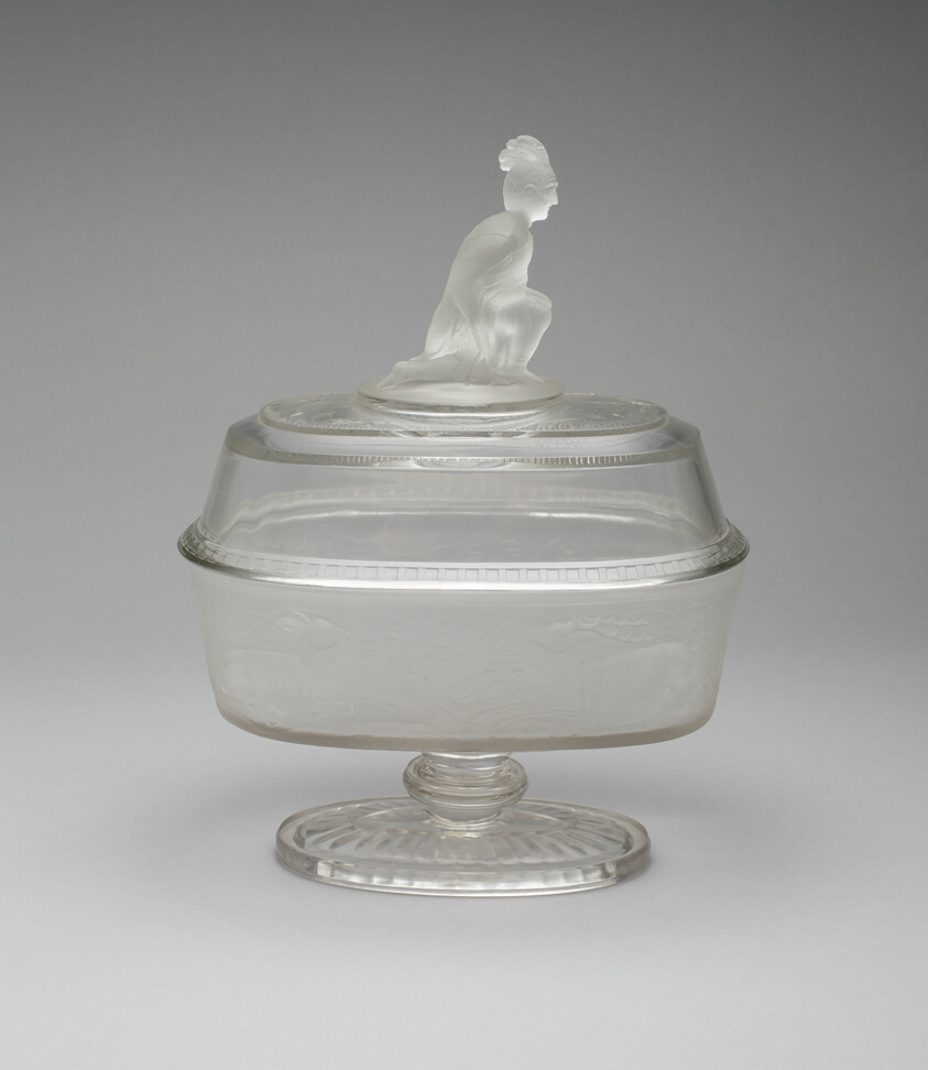 Westward Ho!/Pioneer Covered Compote