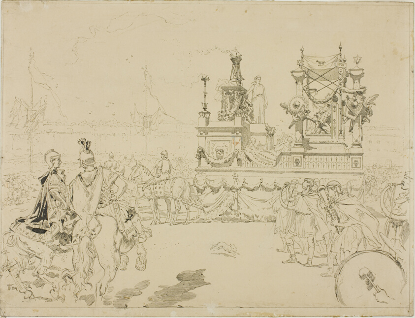 Scene from the Fêtes de Rennes