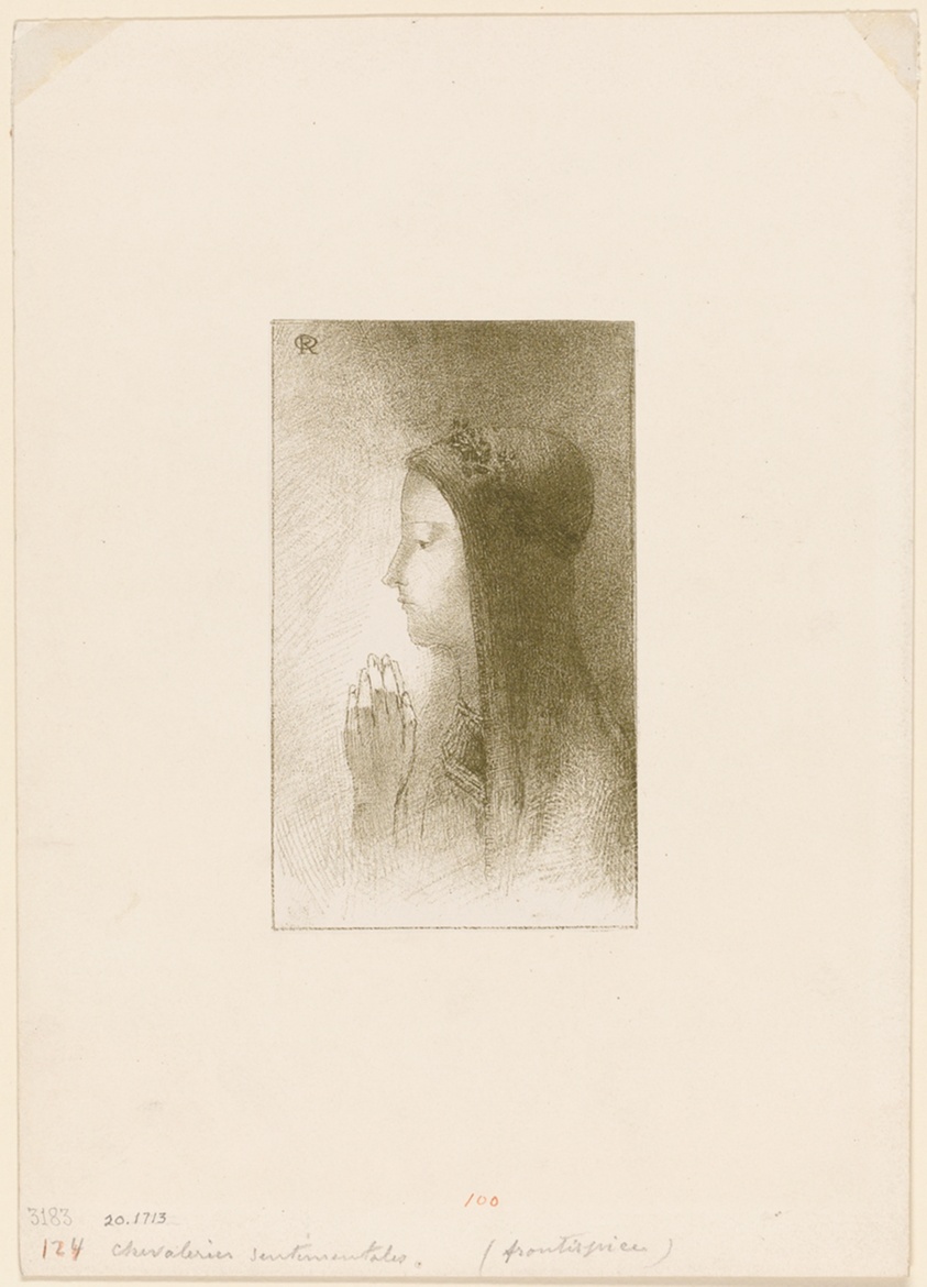 Frontispiece for Chevaleries sentimentales by Ferdinand Hérold