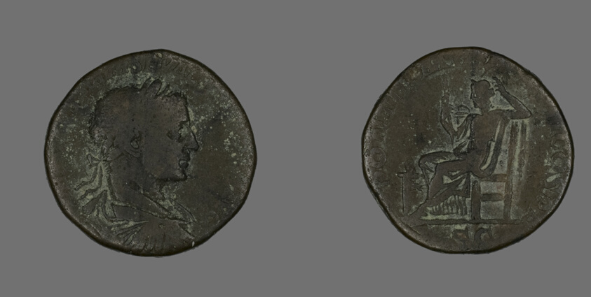 Sestertius (Coin) Portraying Emperor Severus Alexander