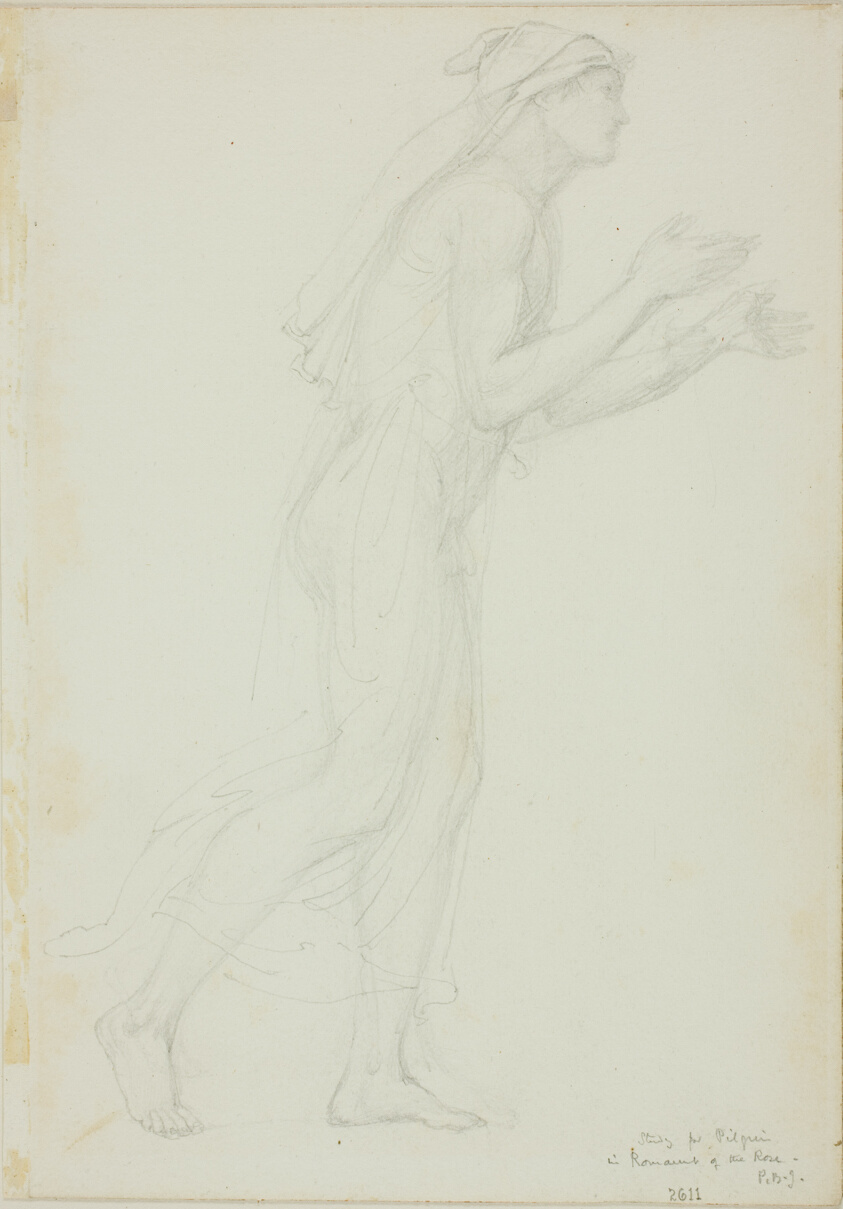 Study for Pilgrim in Romaunt of the Rose