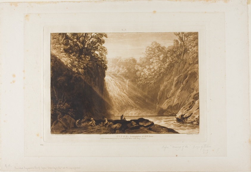 The Fall of the Clyde, plate 18 from Liber Studiorum