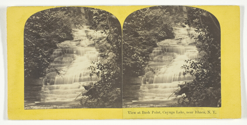 View at Bush Point, Cayuga Lake, near Ithaca, N.Y.