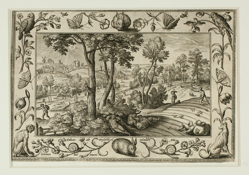 The Enemy Sowing Tares Among the Wheat, from Landscapes with Old and New Testament Scenes and Hunting Scenes