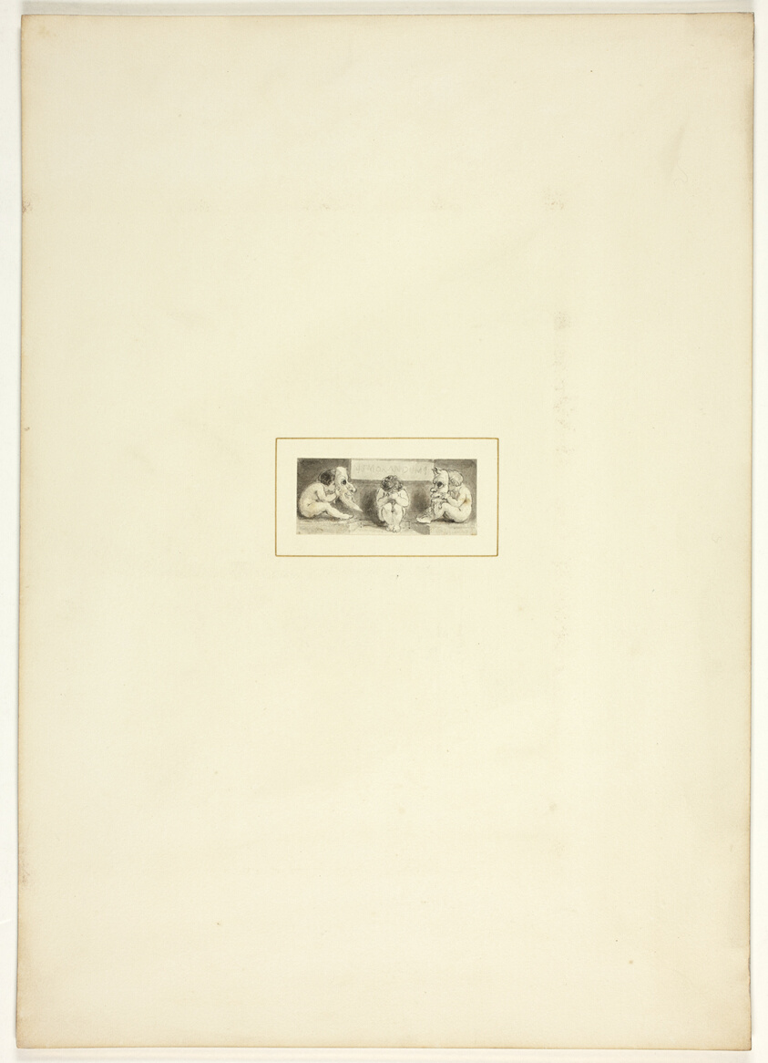 Study for a plate from The Task